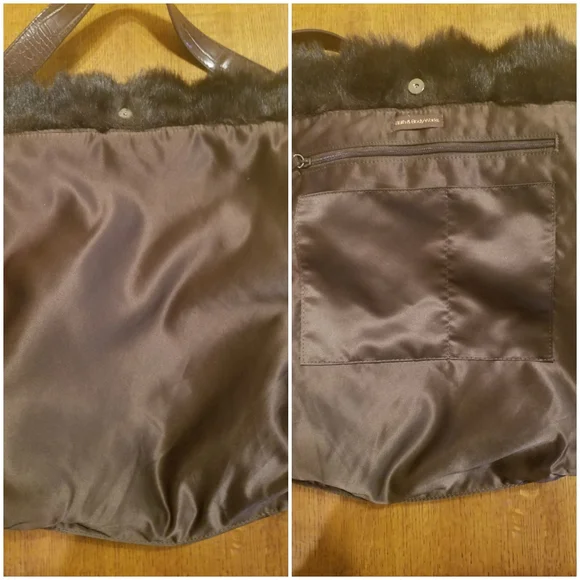 Fab Boho Faux Fur Bag - Picture 3 of 3